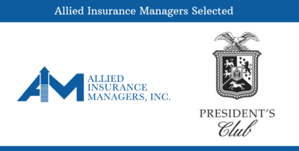 Allied Insurance Managers recently was appointed to The Hanove'r President’s Club