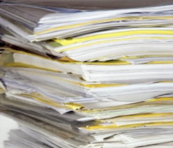 stack of documents