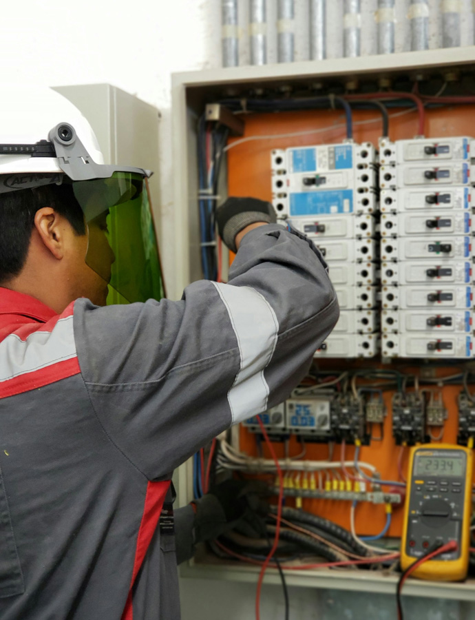 Electrician Working